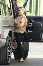 HILARY DUFF Out and About in Studio City 12/22/2019