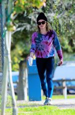 HILARY DUFF Out at a Park in Los Angeles 12/05/2019