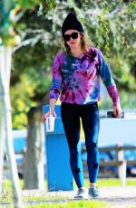 HILARY DUFF Out at a Park in Los Angeles 12/05/2019