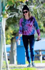 HILARY DUFF Out at a Park in Los Angeles 12/05/2019