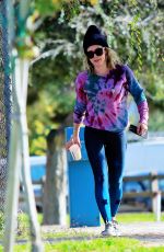 HILARY DUFF Out at a Park in Los Angeles 12/05/2019