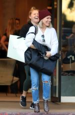 HILARY DUFF Out for Christmas Shopping in Los Angeles 12/09/2019