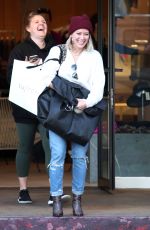 HILARY DUFF Out for Christmas Shopping in Los Angeles 12/09/2019