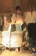 HILARY DUFF Out for Christmas Shopping in Los Angeles 12/09/2019
