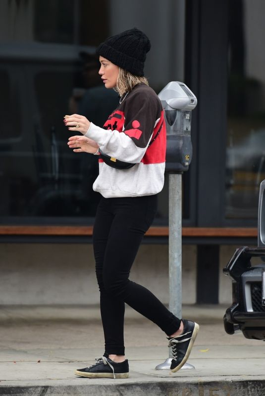 HILARY DUFF Out in Los Angeles 12/14/2019