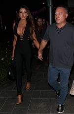 HOLLY SONDERS at Christmas Eve Dinner in Beverly Hills 12/25/2019