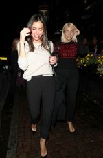 HOLLY WILLOGHBY and CHRISTINE LAMPARD at Piers Morgan