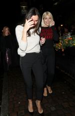 HOLLY WILLOGHBY and CHRISTINE LAMPARD at Piers Morgan