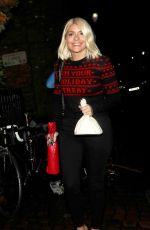 HOLLY WILLOGHBY and CHRISTINE LAMPARD at Piers Morgan