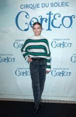 INES VANDAMME at Cirque Du Soleil Corteo Show Opening in Paris 12/12/2019
