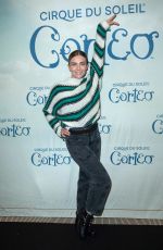 INES VANDAMME at Cirque Du Soleil Corteo Show Opening in Paris 12/12/2019
