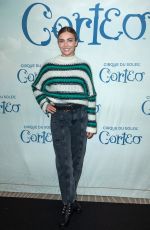 INES VANDAMME at Cirque Du Soleil Corteo Show Opening in Paris 12/12/2019