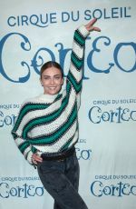 INES VANDAMME at Cirque Du Soleil Corteo Show Opening in Paris 12/12/2019