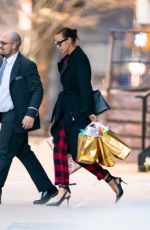 IRINA SHAYK Out on Christmas Day in New York 12/25/2019