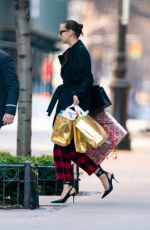 IRINA SHAYK Out on Christmas Day in New York 12/25/2019