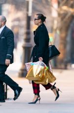 IRINA SHAYK Out on Christmas Day in New York 12/25/2019