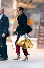 IRINA SHAYK Out on Christmas Day in New York 12/25/2019