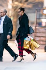 IRINA SHAYK Out on Christmas Day in New York 12/25/2019