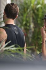 IZABEL GOULART in Shorts Out Shopping in Saint Barth 12/27/2019