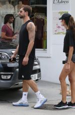 IZABEL GOULART in Shorts Out Shopping in Saint Barth 12/27/2019