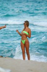 JAIDA HUSTON in Bikini at a Beach in Miami 12/18/2019
