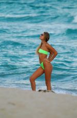 JAIDA HUSTON in Bikini at a Beach in Miami 12/18/2019