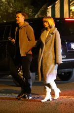 JAIME KING and Kyle Newman Out for Dinner in West Hollywood 12/21/2019