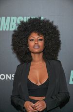 JAVICIA LESLIE at Bombshell Premiere in New York 12/16/2019