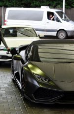 JEMMA LUCY at a Gas Station in Her New Lamborghini in London 12/21/2019