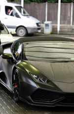 JEMMA LUCY at a Gas Station in Her New Lamborghini in London 12/21/2019