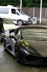 JEMMA LUCY at a Gas Station in Her New Lamborghini in London 12/21/2019