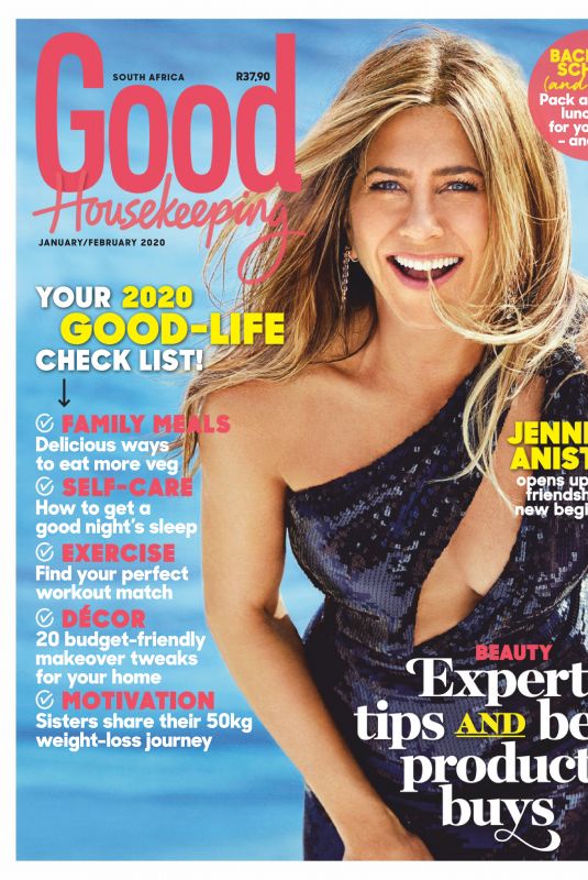JENNIFER ANISTON in Good Housekeeping Magazine, South Africa January 2020