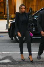JENNIFER HUDSON Out Promote Cats in New York 12/16/2019