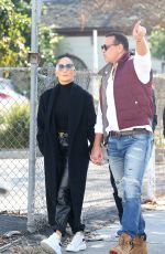 JENNIFER LOPEZ and Alex Rodriguez Out Real Estate Shopping in Hollywood 12/29/2019