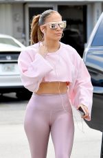 JENNIFER LOPEZ Arrives at a Gym in Miami 12/17/2019