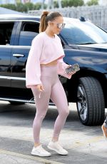 JENNIFER LOPEZ Arrives at a Gym in Miami 12/17/2019