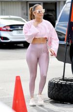 JENNIFER LOPEZ Arrives at a Gym in Miami 12/17/2019