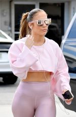 JENNIFER LOPEZ Arrives at a Gym in Miami 12/17/2019