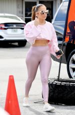 JENNIFER LOPEZ Arrives at a Gym in Miami 12/17/2019