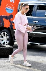 JENNIFER LOPEZ Arrives at a Gym in Miami 12/17/2019