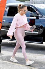 JENNIFER LOPEZ Arrives at a Gym in Miami 12/17/2019