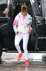 JENNIFER LOPEZ Arrives at a Gym in Miami 12/19/2019