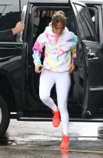 JENNIFER LOPEZ Arrives at a Gym in Miami 12/19/2019
