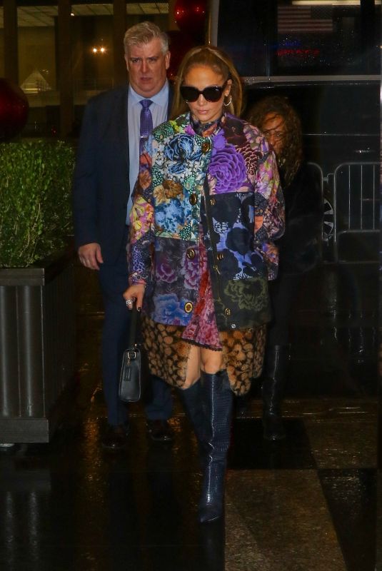 JENNIFER LOPEZ Arrives at Tonight Show Starring Jimmy Fallon in New York 12/02/2019