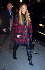 JENNIFER LOPEZ Heading to SNL Cast Dinner in New York 12/03/2019