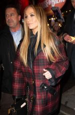 JENNIFER LOPEZ Heading to SNL Cast Dinner in New York 12/03/2019