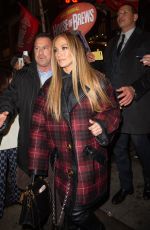 JENNIFER LOPEZ Heading to SNL Cast Dinner in New York 12/03/2019