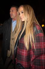 JENNIFER LOPEZ Heading to SNL Cast Dinner in New York 12/03/2019
