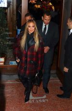 JENNIFER LOPEZ Heading to SNL Cast Dinner in New York 12/03/2019