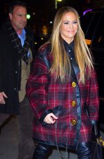 JENNIFER LOPEZ Heading to SNL Cast Dinner in New York 12/03/2019
